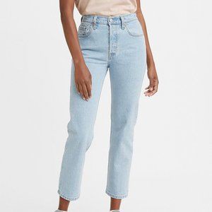 Levi's 501 Original Cropped Jeans (Light Wash)